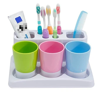 

High Quality Bathroom Sets Toothbrush Holder Toothbrush Holder Nursing Bathroom Sets Wash Gargle Suit Storage Container