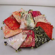 Новое поступление Новые Модные Шелковый мешочек Ювелирные изделия сумки смешивает цвет заказ Новые A1244