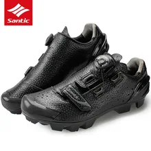 Santic мужские MTB обувь горный велосипед велосипедные туфли самоблокирующиеся пу дышащие велосипедные кроссовки scarpe mtb горный велосипед uomo