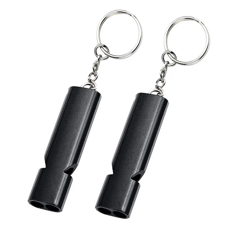 2 шт наружные предупреждающие свистки с высоким шагом две трубки свисток выживания#2l18