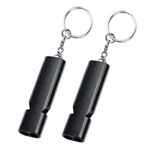 2 шт наружные предупреждающие свистки с высоким шагом две трубки свисток выживания#2l18