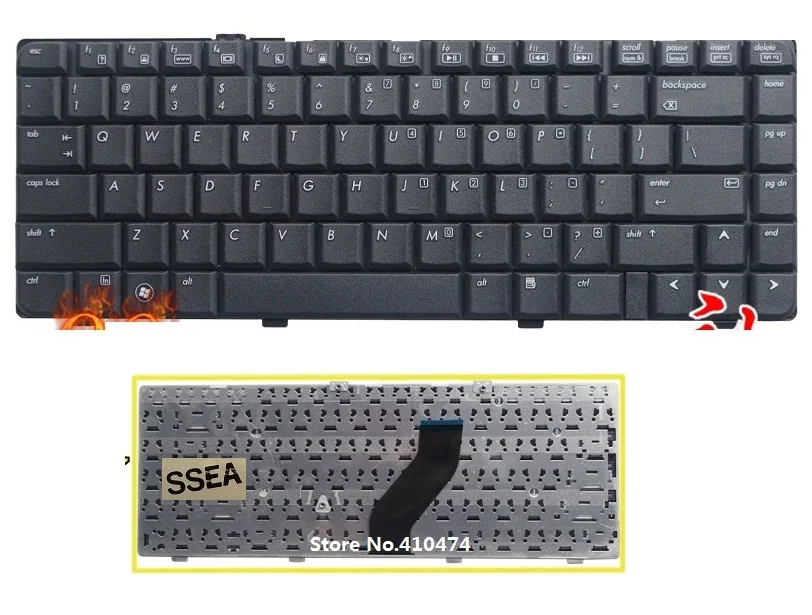SSEA Ноутбук США клавиатура для hp Pavilion DV6500 DV6600 DV6700 DV6800