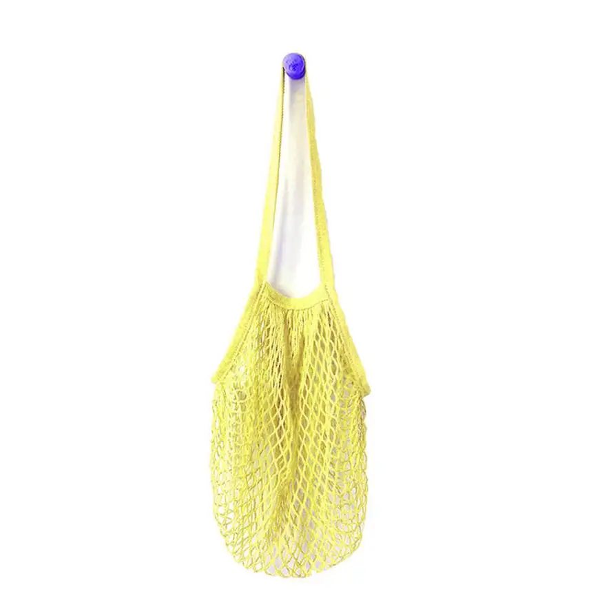 

Hot 2019 Mesh Net Turtle Bag Net String Shopping Bag Fruit Vegetable Reusable Fruit Storage Handbag Totes Women Shoulder Bag