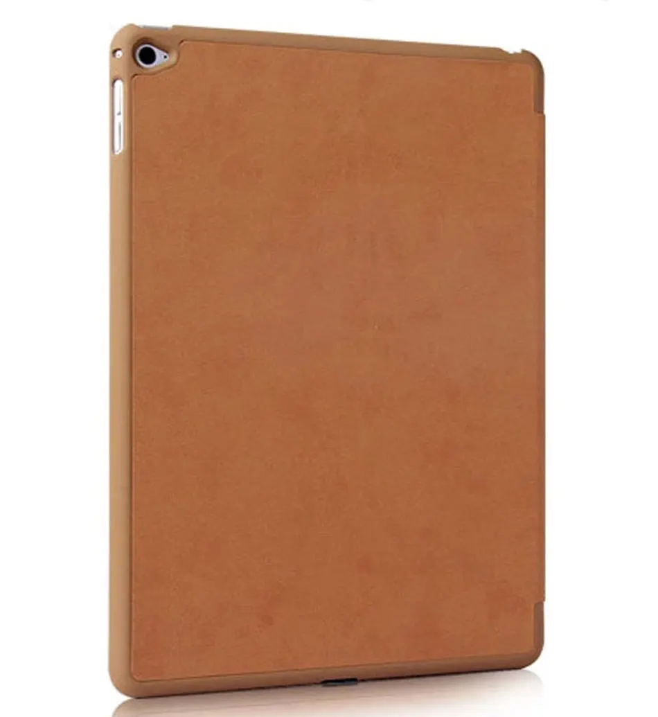 Deerskin Grain Tablets Case For iPad 568 9.7'' Smart Wake Sleep PU+PC Cases Tri-folded Protective Cover For iPad 9.7 2018 Case-5