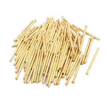 

100pcs PA125-D 2.0mm Dia 33.3mm Length Metal Spring Pressure Test Probe Needle