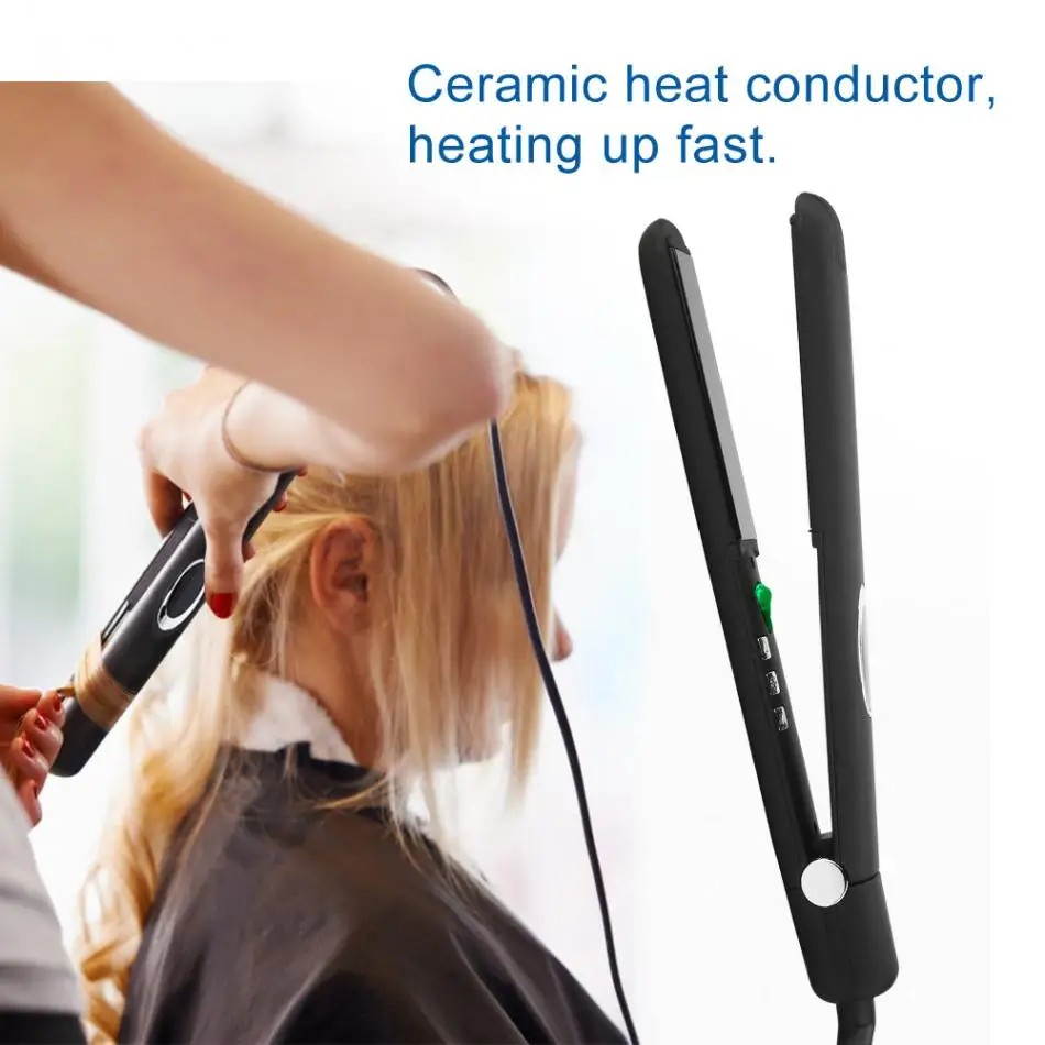 Турмалин Керамика выпрямитель для волос Температура управляемой укладки волос инструмент