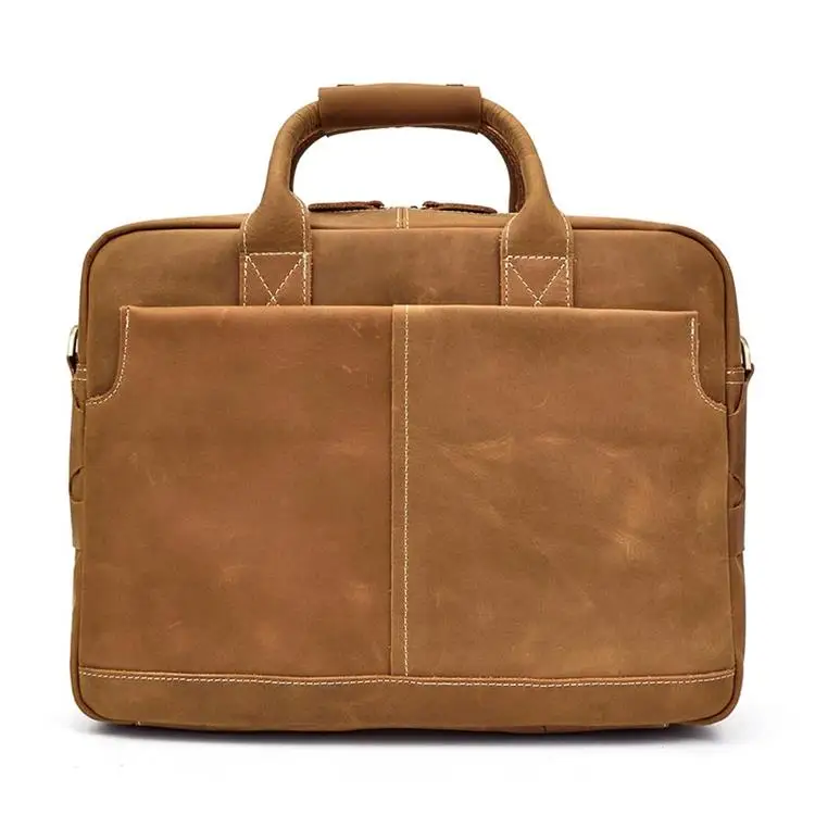 Brown 5 Yellow Brown Luufan Мужская натуральная кожаная сумочка для ноутбука коровья кожа ноутбук деловые сумки Новые популярные брендовые дизайнерские сумки - Цвет: Brown 5 Yellow Brown