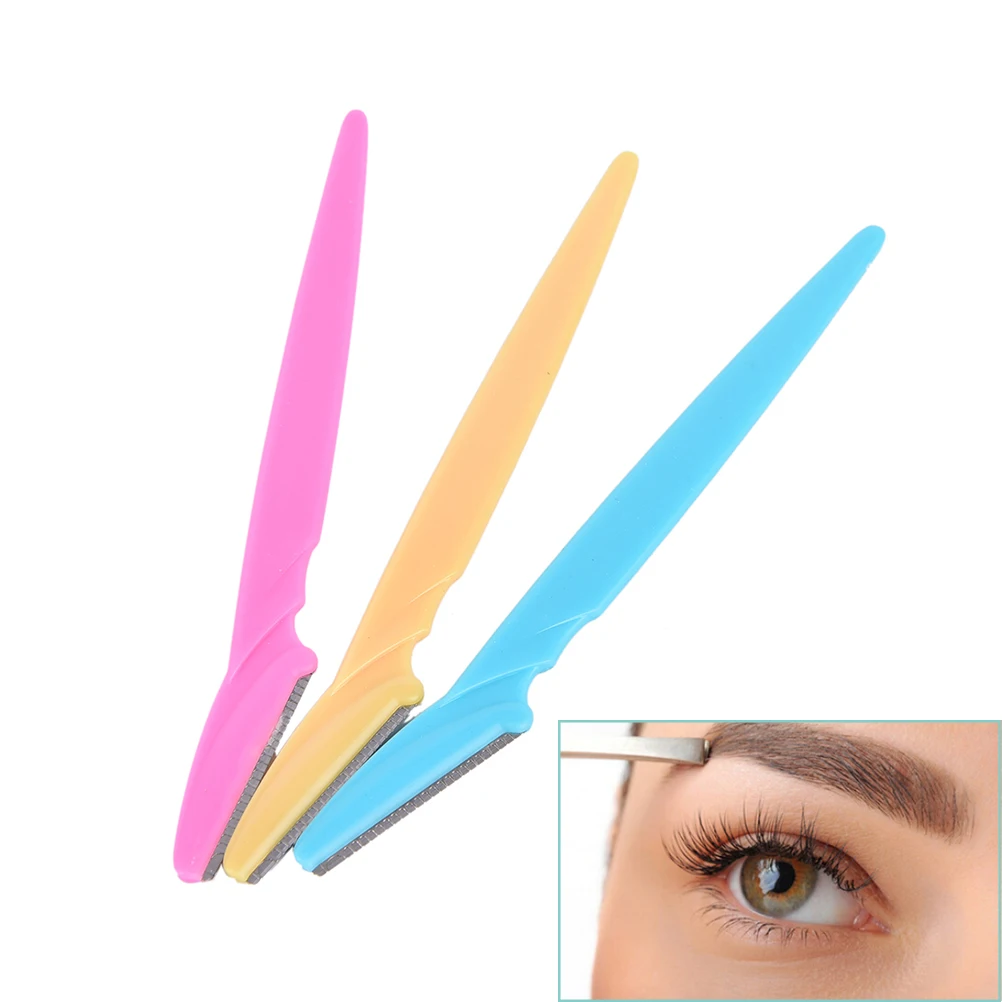 NEW 3Pcs/Set Eyebrow Razor,Facial Hair Remover Eyebrow Trimmer,Sharp