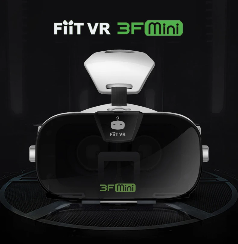 Fiit VR 3F мини коробка 3D шлем виртуальной реальности очки 2 0 gafas картон гарнитура для