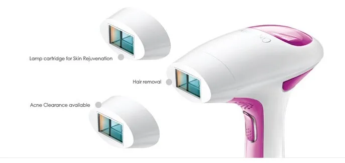 Производитель CosBeauty CB-014 Домашнее использование ручной диодный лазер со сменная лампа 100000 мигает перманентное устройство для удаления волос
