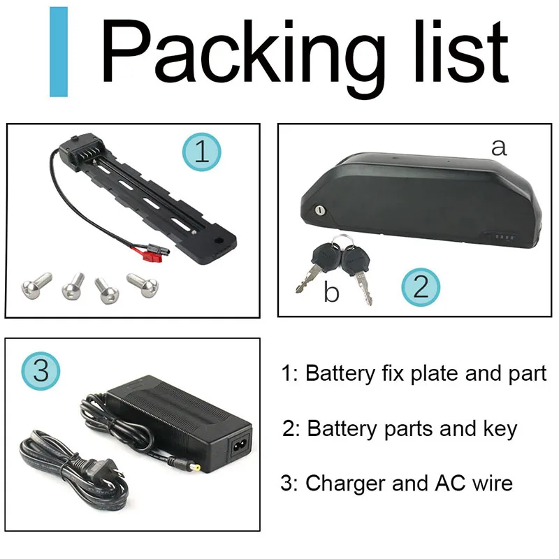 Clearance 2019 52V 17.5Ah 48V 17.5Ah Hailong Jumbo Battery Ebike Polly Battery with Samsung Cell for 750W 1000W 1500W Front/Mid/Hub Motors 5