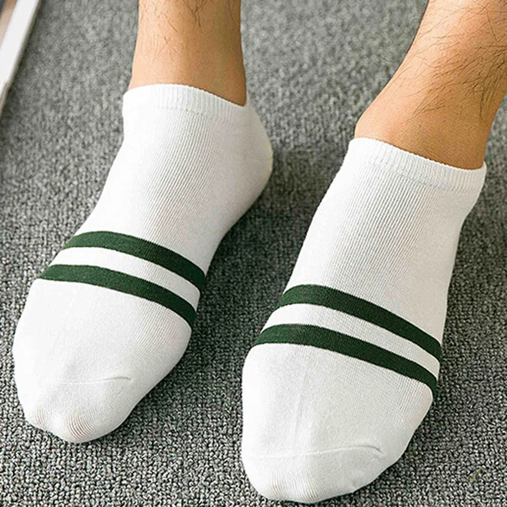 

JAYCOSIN 1Pairs Women Men Unisex Comfortable Stripe Cotton Slippers Short Ankle Socks Casual Daily Sock Hot Sale 20190227