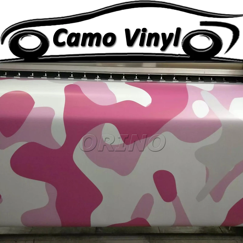 Best Offers Roze Wit Camouflage Vinyl Wrap Stedelijke Camouflage Camo Folie Sticker Auto Body Covers Wrapping Grootte: 1.52*5/10/15/20/25/30 Meters