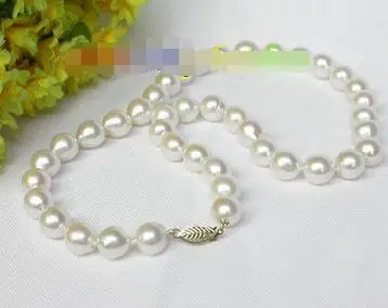 

Free Shipping>> new hot GENUINE BAROQUE 17" 10MM WHITE SOUTH SEA PEARL NECKLACE 14K j7480