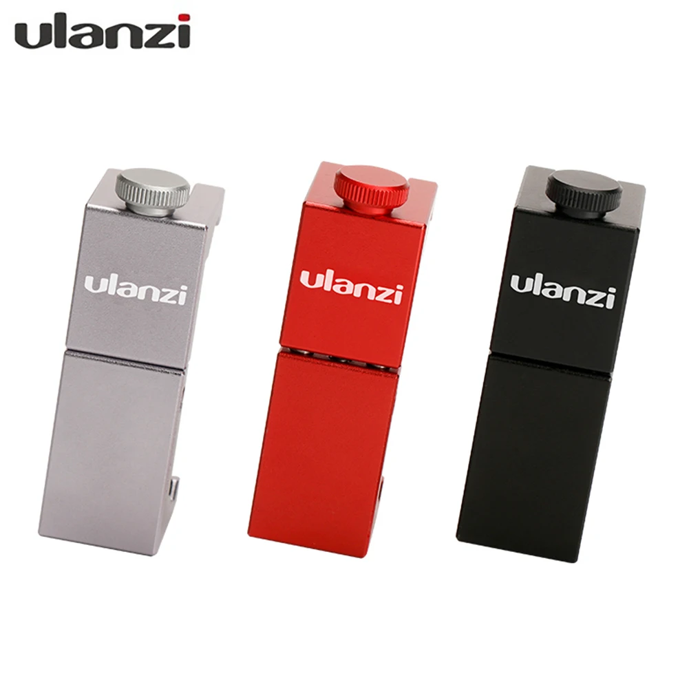 Ulanzi ST-02s 1/4 интерфейс зажим для мобильного телефона Поддержка горизонтальной вертикальной съемки тренога для смартфонов Крепление Зажим адаптер