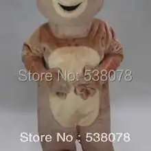 Лидер продаж медовый маскот медведь костюм Взрослый размер маскот наряд костюм вечерние Карнавальная Фантазия платье SW513