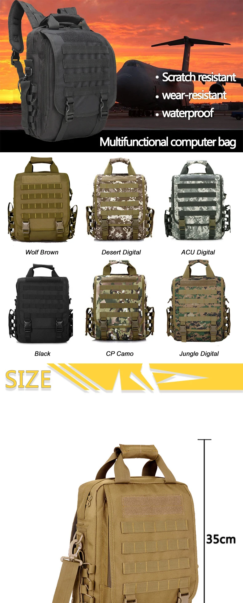 Уличный Спортивный Тактический военный рюкзак для мужчин, походный рюкзак для путешествий, 14 дюймов, сумка для ноутбука, сумка через плечо