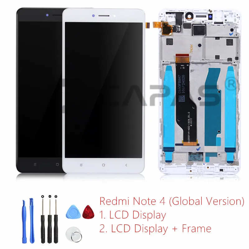 imágenes para Para Xiaomi Redmi Nota 4 Global 4 GB 64 GB LCD Marco de la Exhibición Redmi nota 4 Pro Snapdragon 625 LCD Panel de la Pantalla táctil Digitalizador partes imágenes para Para Xiaomi Redmi Nota 4 Global 4 GB 64 GB LCD Marco de la Exhibición Redmi nota 4 Pro Snapdragon 625 LCD Panel de la Pantalla táctil Digitalizador partes