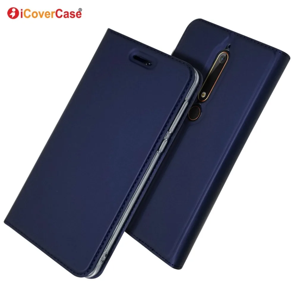  Magnetic PU Leather Flip Wallet Stand Cover For Nokia 1 2 2.1 3.1 5 5.1 6 6.1 Plus 7 Plus 7.1 8 8.1