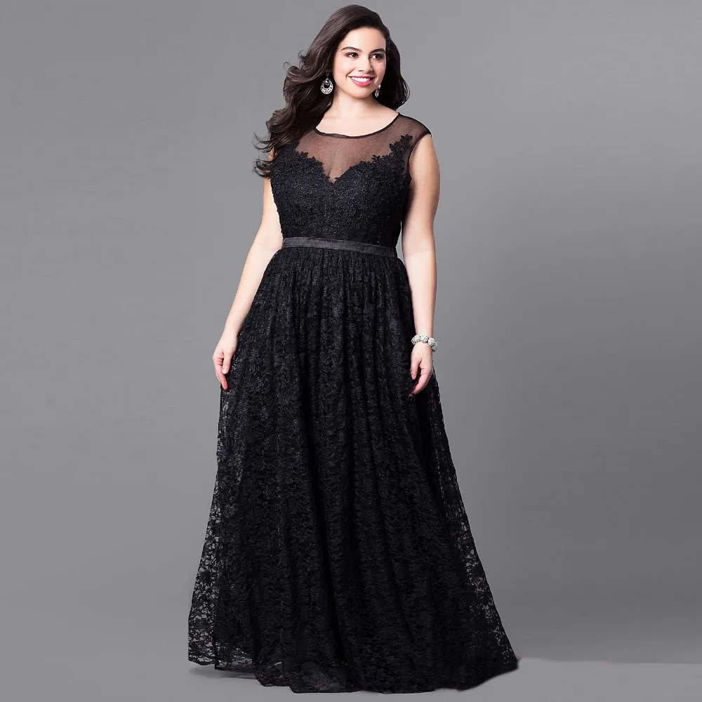 2022 5XL 6XL Plus Big Size Dress  High quality Lace Evening 