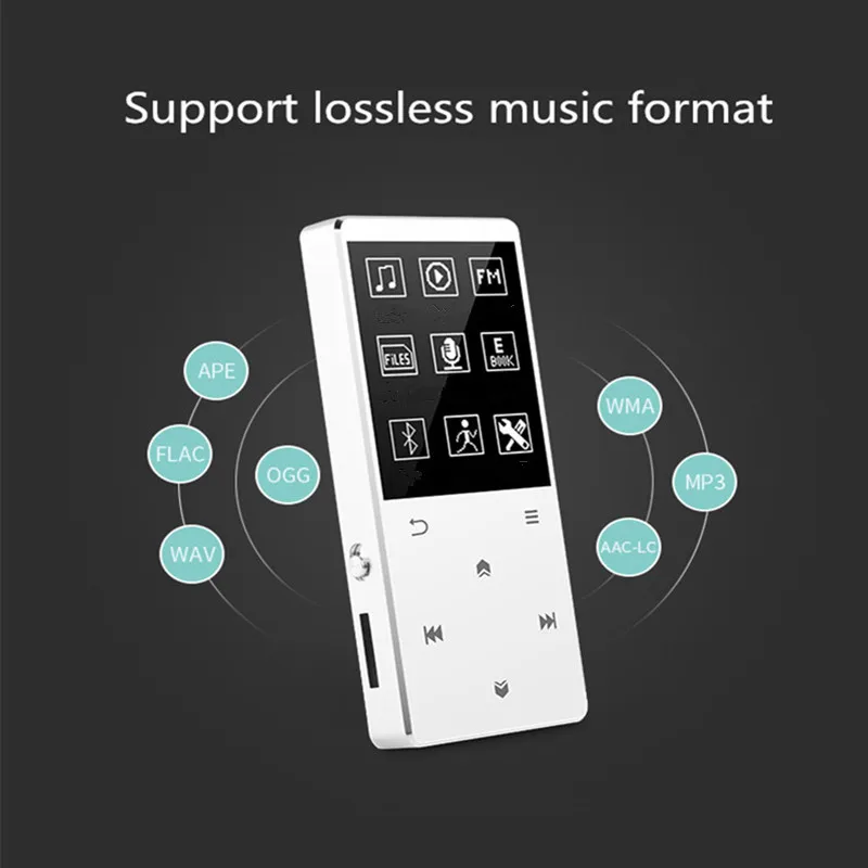 Uniscom 8 ГБ 16 bluetooth Hi Fi MP3 плеер без потерь плеера Walkman с Шагомер E Book Регистраторы fm Все