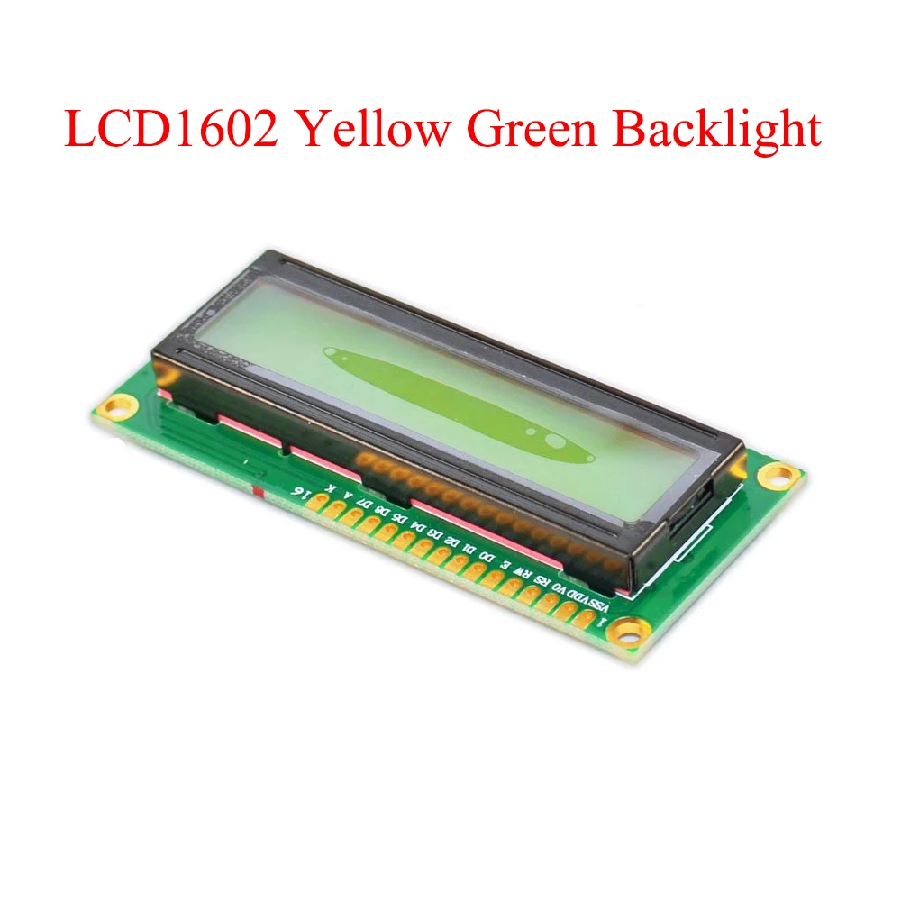 LCD1602 синий желтый зеленый серый подсветка IIC/igc RGB клавиатура Щит LCD2002 LCD2004 для arduino raspberry pi - Цвет: 1602 Yellow Green