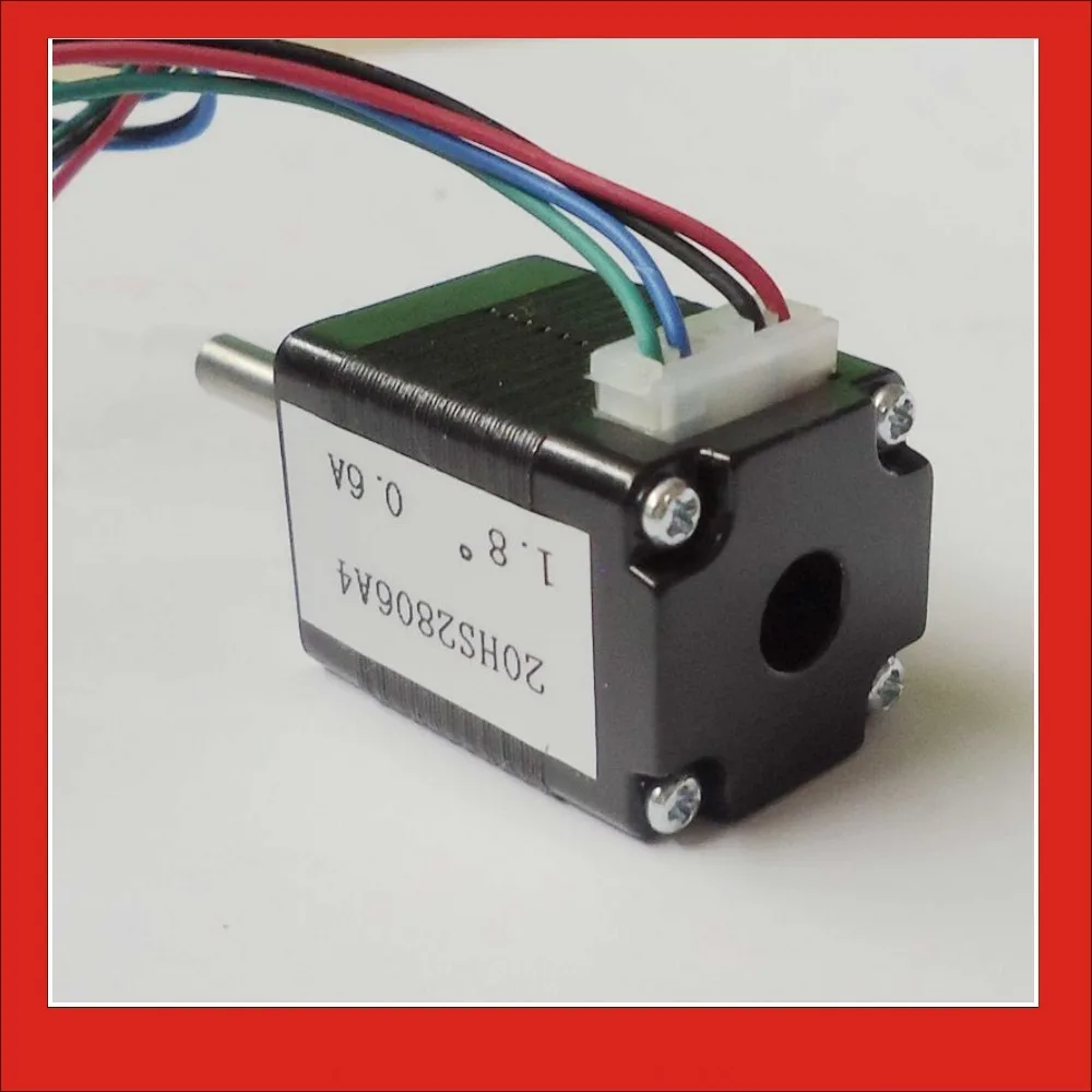 Motor com Torque de Retenção Passo a Passo 1.8 Graus 4 chumbo Nema Stepper Corpo Comprimento 28 1.4n.cm 8 Milímetros ce Rohs Cnc Motor