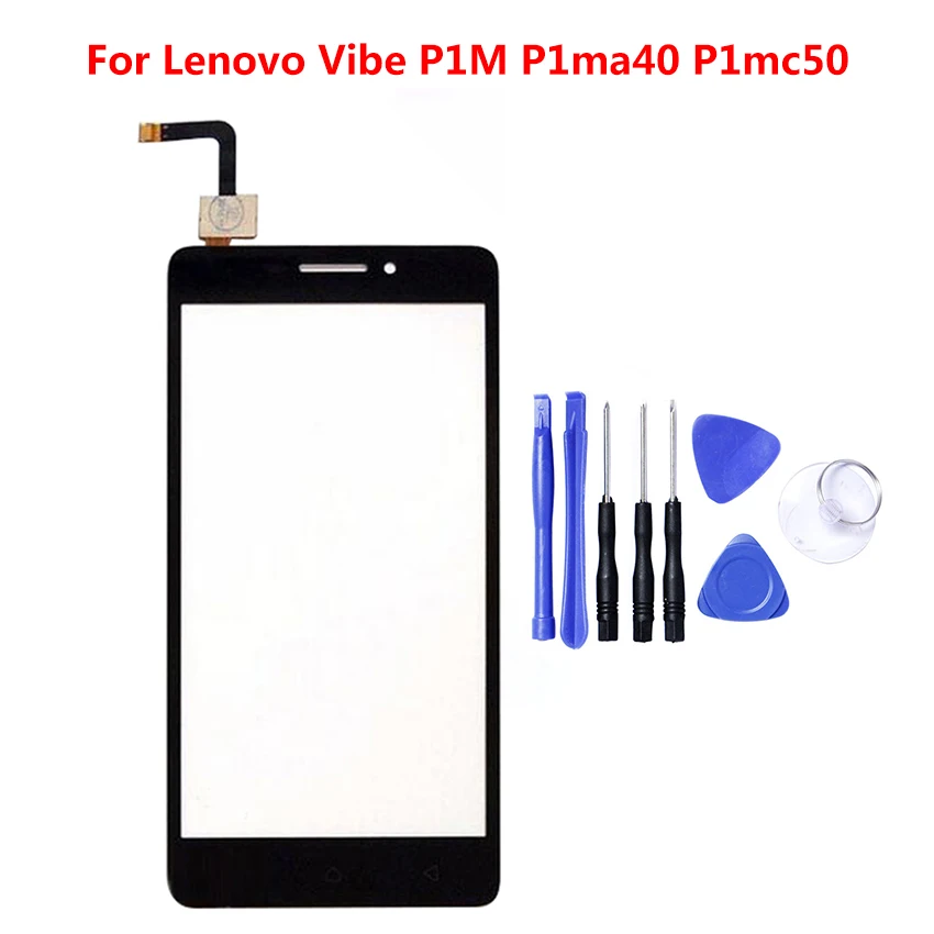 

Vibe P1m Mobile Phone LCD Display Touch Screen Digitizer Assembly With Frame For Lenovo Vibe P1m P1ma40 P1mc50 + Tools