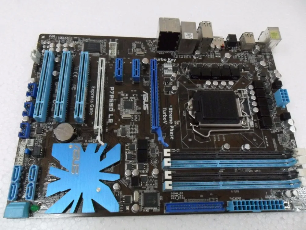 

ASUS P7P55D LE motherboard LGA 1156 DDR3 for i5 i7 cpu 16GB USB2.0 SATA2 P55 Desktop motherboard