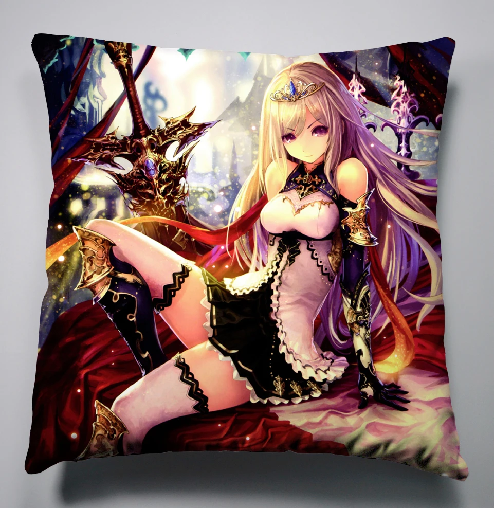 

Anime Manga RPG Rage of Bahamut GENESIS 40x40cm Pillow Case Cover Seat Bedding Cushion 004