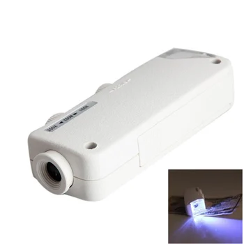

New Handheld 160X-200X Zoom LENS LED Lighted Pocket Microscope Magnifier Loupe