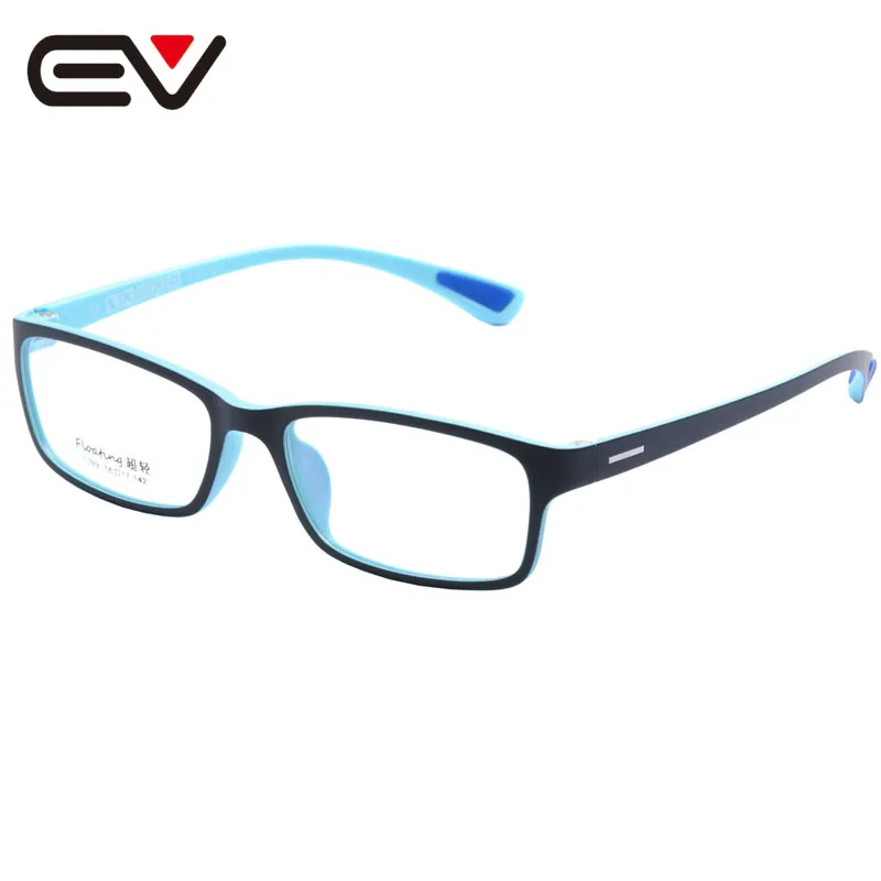 

2016 New Men Women Acetate Eyeglasses Frames Light Weight Clear Lens Sports Glasses Frame With Cloth And Case EV1402