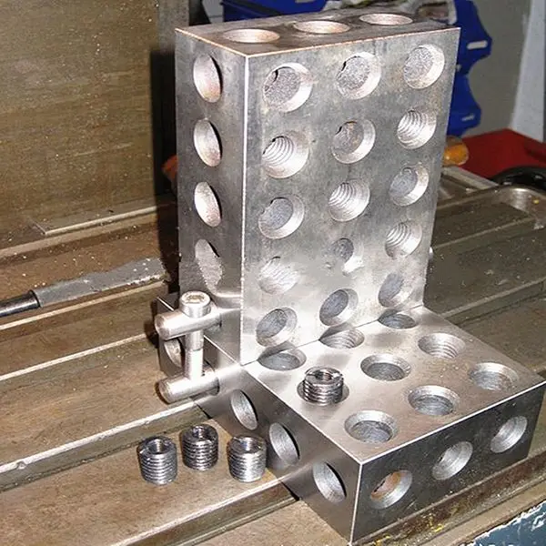 2 шт. закаленная сталь 1x2x3 дюйма блоки точность заземления. 0002 дюймов закаленные фрезерные инструменты 23 Отверстия блок Калибр