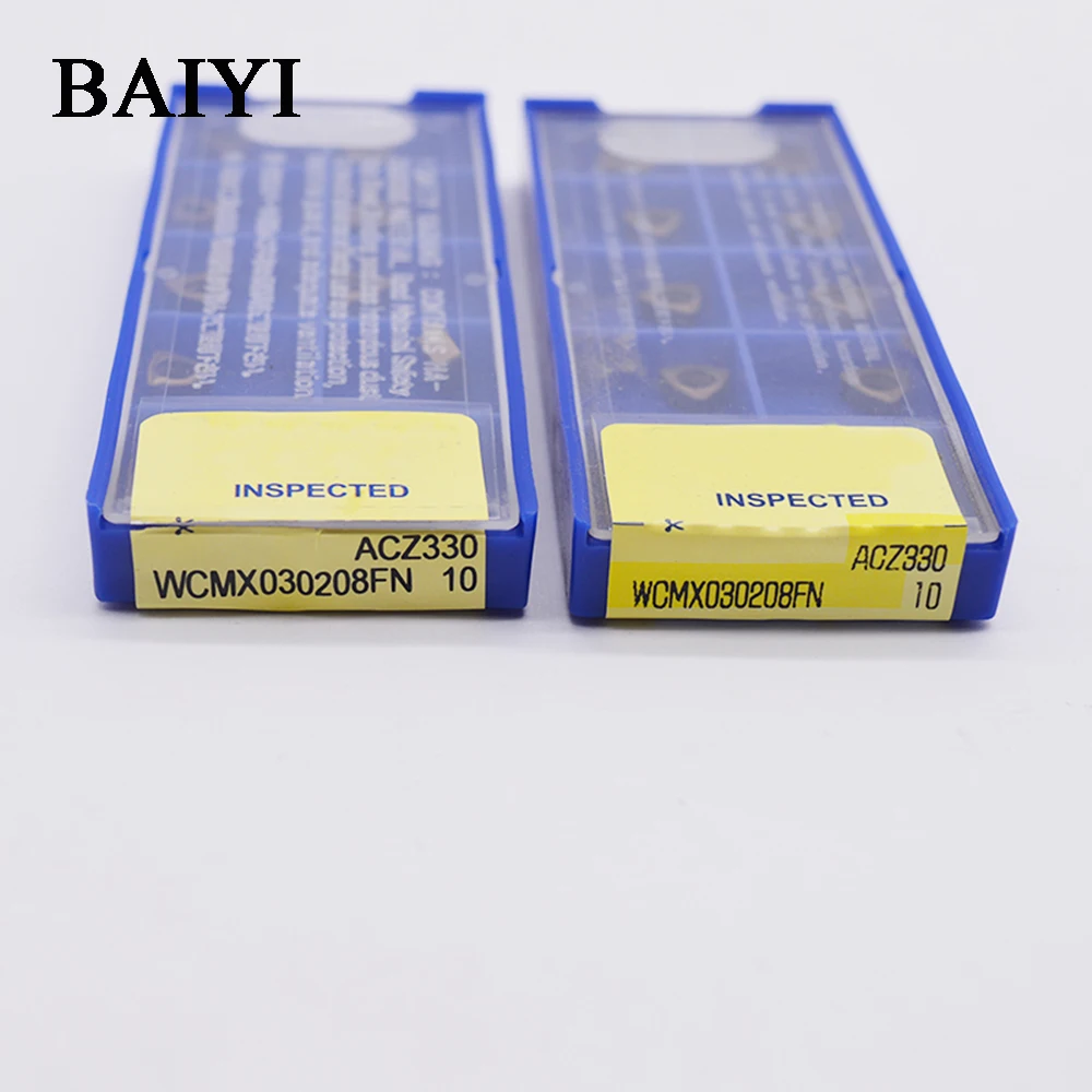 10 шт. WCMX030208FN ACZ330 высококачественный инструмент с ЧПУ вставки для U дрели|Токарный