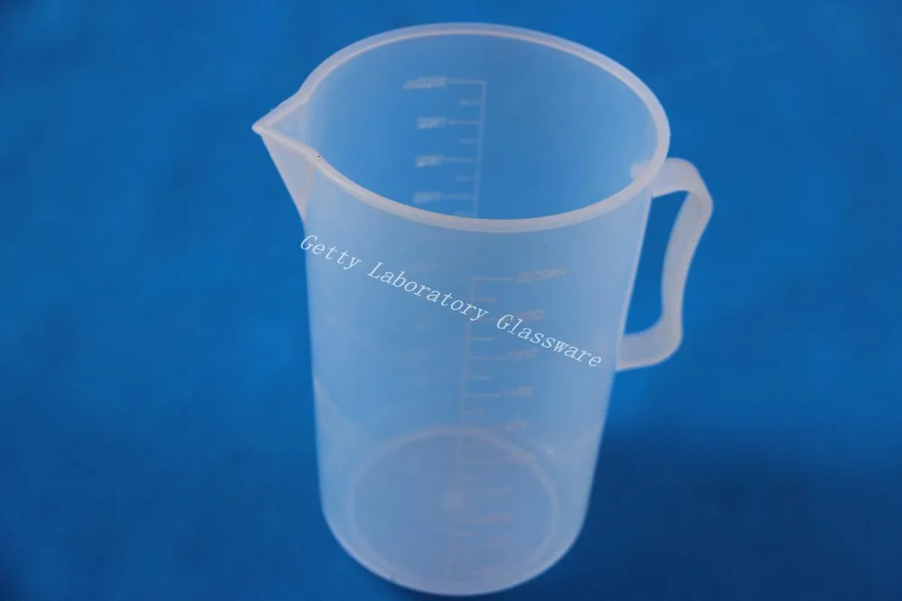 2000ml2LitrePVCMeasuringPlasticTransparentGraduatedBeaker