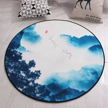 Диаметр 60 см 100 см круглый коврик для гостиной спальни домашний декоративный ковер Детский мягкий игровой коврик