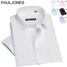 

Free shipping 2015 New Men's dress shirts Short sleeve striped shirt for man spring summer business formal shirts men big size