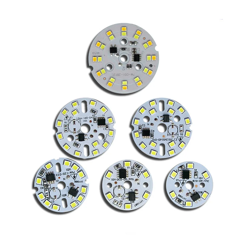 

SMD COB Spotlight AC 220V DOB Led Bulb Chip Beans Smart IC 20W 30W 50W Energy Saving Outdoor Lamp White/Warm Supper Bright Light