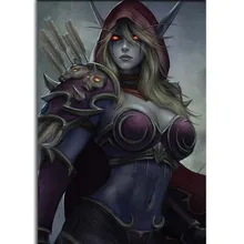 Мир Lich King Сильвана Иллидан обычай алмаз живопись полный квадратных/круглый блестящая вышивка с героями мультфильмов картины на продажу GH317