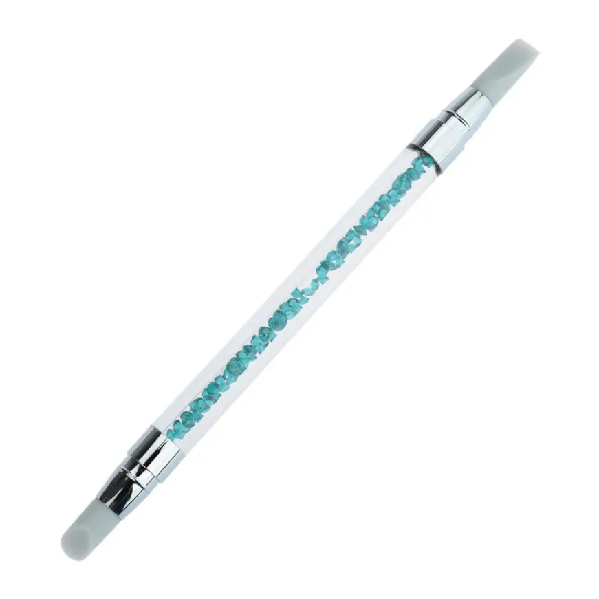 

New Good 1 Tip Silicone UV Gel Nail Art Brush Set Painting Moulding Pen Modeling Pro nail art
