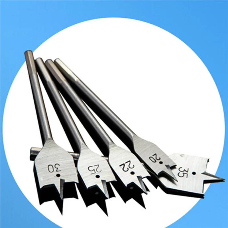  High-Carbon Steel Wood Flat Drill Set Woodworking Spade Drill Bits Durable Woodworking Tool Sets Sp