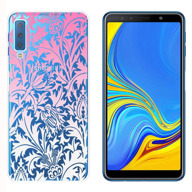 Soft TPU Fundas for Samsung A750 Smart Back Phone Cover for A6 A8 Plus 2018 Galaxy A9 2018 Clear Silicone Case for A520 A7 2018 (8)
