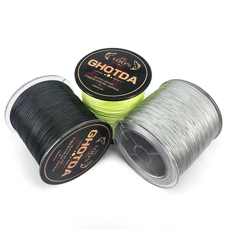 Fishing 8 Strands  500M  PE Braided 1.0/2.0/3.0 Fishing Line Carbon Fiber Leader Line fly Fishing Line jooyoo Brand