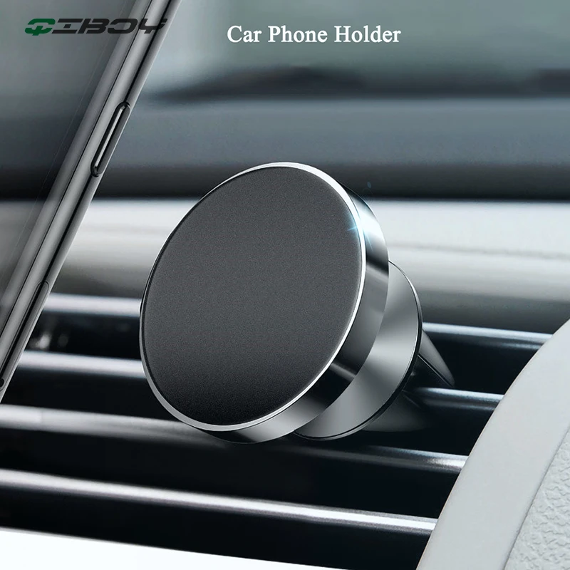 

Magnetic Car Phone Holder Air Vent Mount Stand in Car GPS Navigation Magnet Mobile Phone Holders For iPhone X Samsung A50 Xiaomi