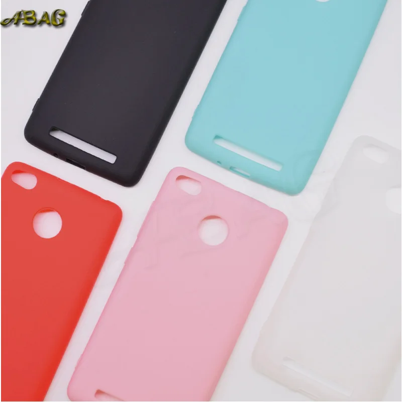 

ABAG Anti-fall for Xiaomi 3S case matte mobile phone shell solid material candy tide protection cover TPU phone case A12#