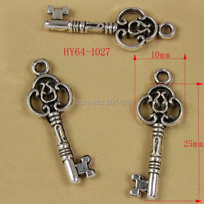 

1lot 64-1016/64-1031 Antique silver Plated Alloy multifarious Key Charms crown key heart key diy fashion craft accessories
