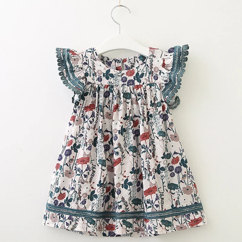 

princess sleeveless girls dresses toddler floral 2019 new summer girls vestidos dress kids clothes children clothing cute