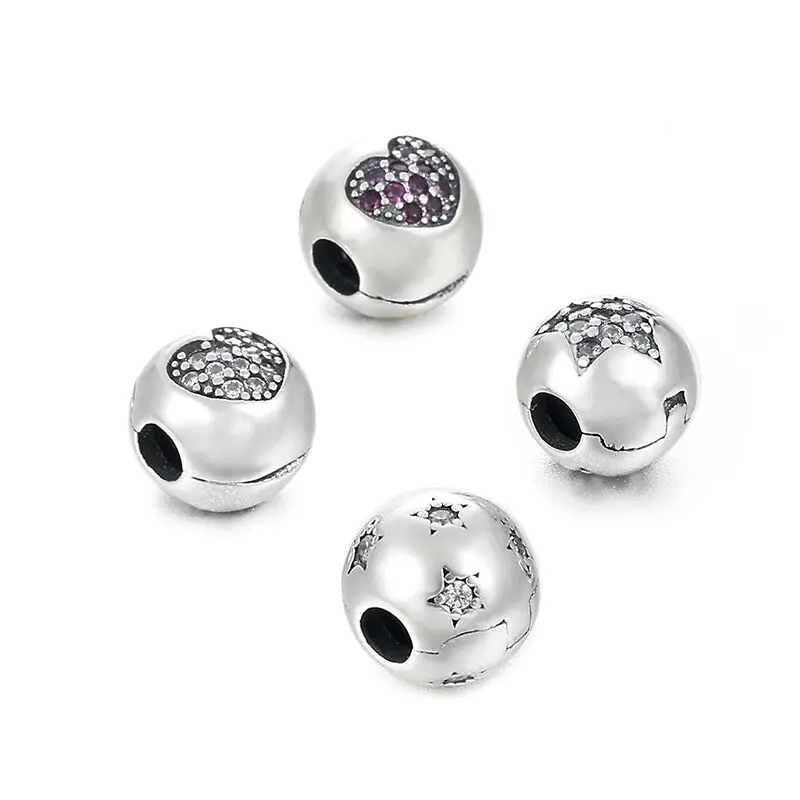 Bottom Price Clip Charm Bead 100% Authentic 925 Sterling Silver Fit Pandora Original Bracelet Women Jewelry DIY Berloque | Украшения и