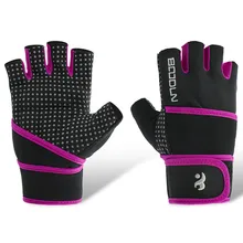 1 пара, дышащие перчатки для тяжелой атлетики, защита от движения, спортивные перчатки для бодибилдинга, тренажерных залов