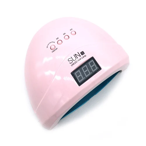 SUN1 Сушилка для ногтей 24 Вт/48 Вт светодиодный/УФ-лампа для ногтей Сушилка для ногтей гель отверждения маникюрный аппарат дизайн ногтей салонный инструмент низкий нагрев - Цвет: Pink EU Plug